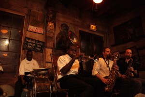 Jam-with-New-Birth-Brass-Band-at-Preservation-Hall-in-New-Orleans,-Oct-2009